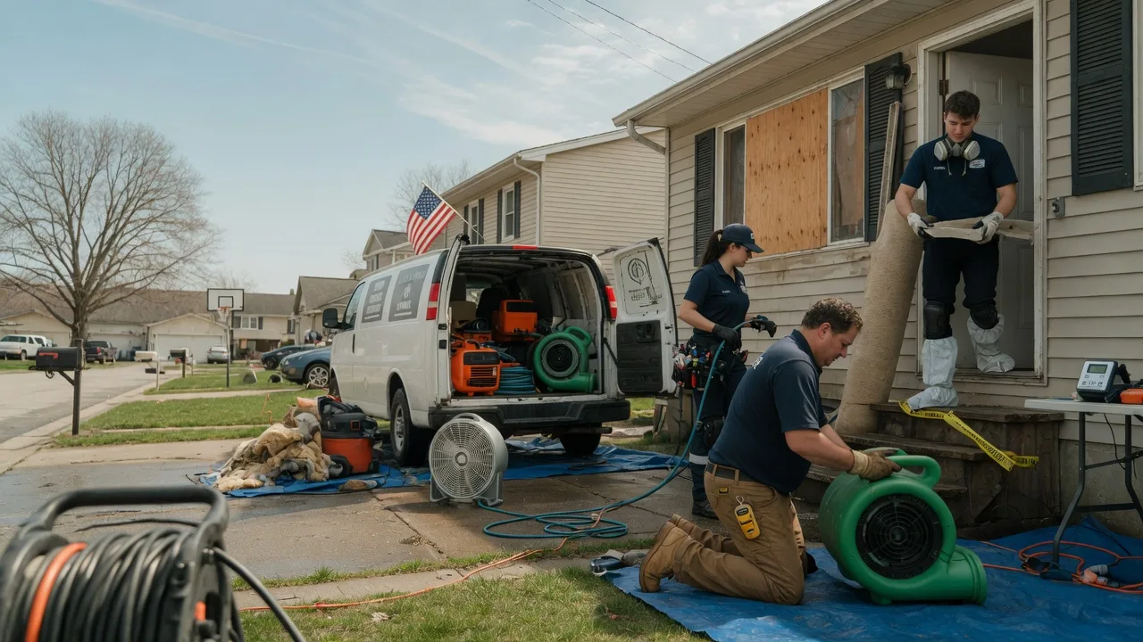 Water Damage Restoration in Sutter, IL near me